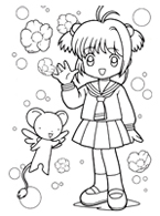 Cardcaptor Sakura Coloring Page